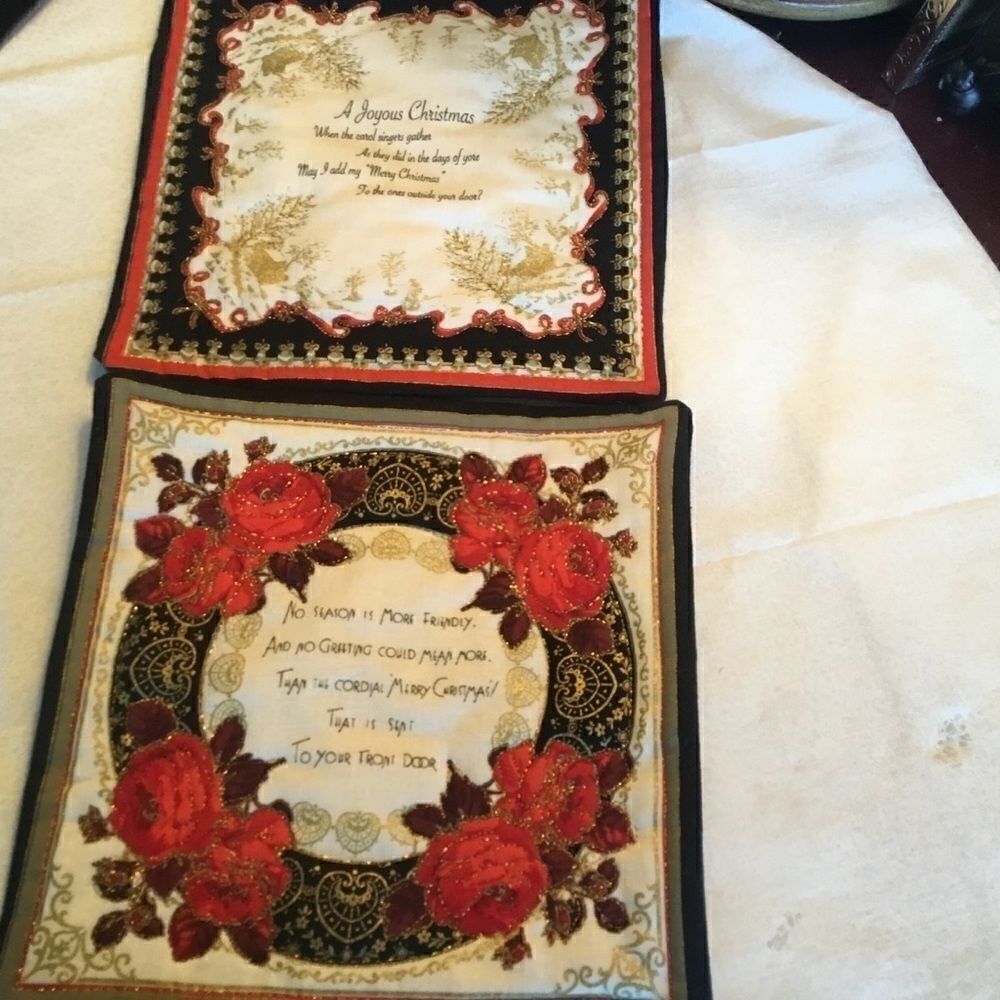 NWOT Handmade Quilted Holiday Wall Hangings